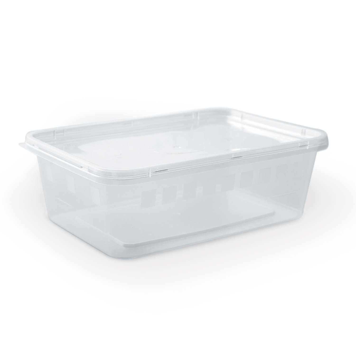 Microwave Container Clear (1500 cc), Rectangular Shape, 