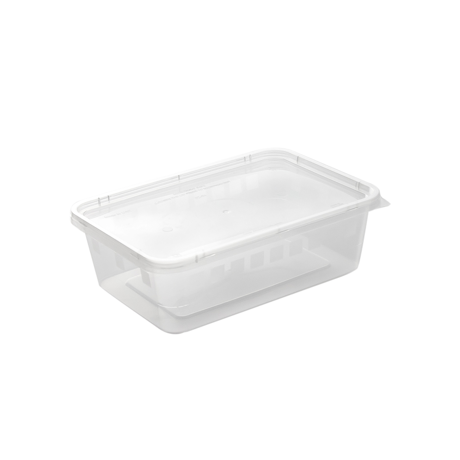 Microwave Container Clear (750 cc), Rectangular Shape,  