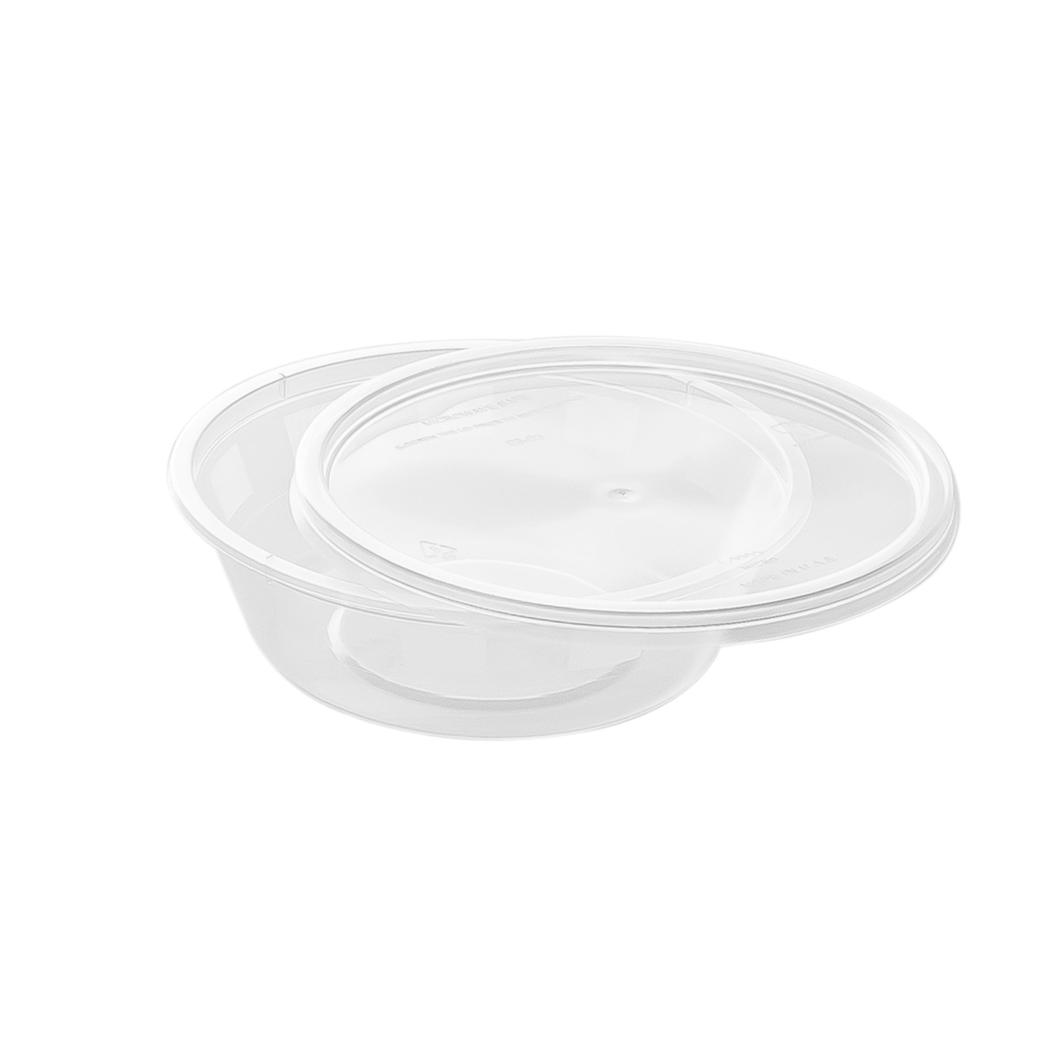 Microwave Container Clear (225 cc), Round Shape