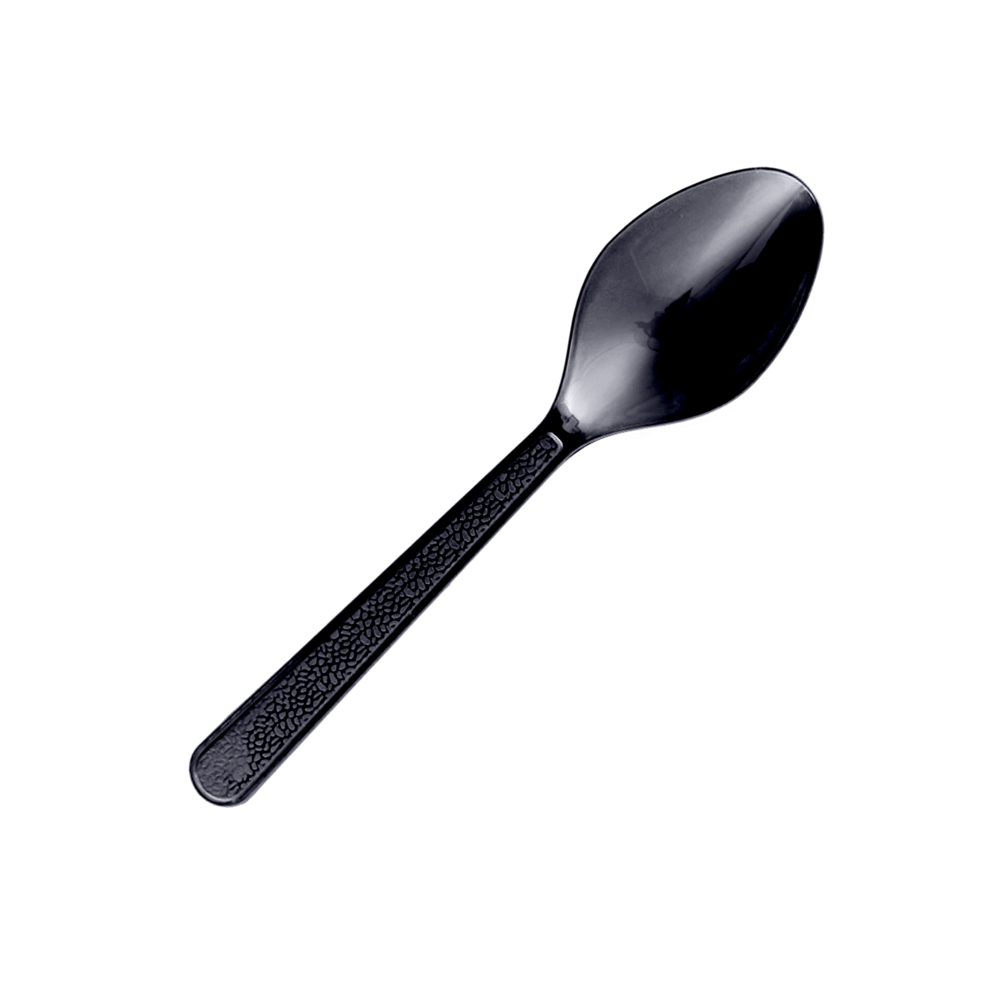 Plastic Spoon,  Black Colour