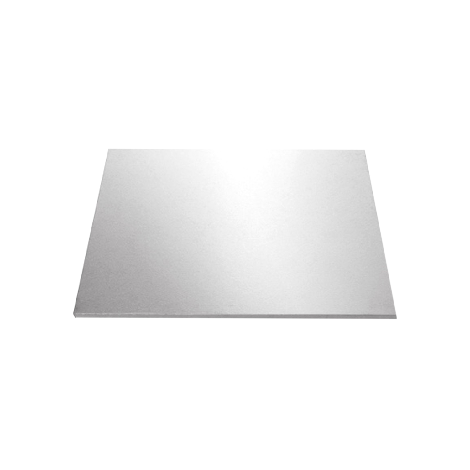 Cake Board (9 Inch), Silver Colour Square Shape