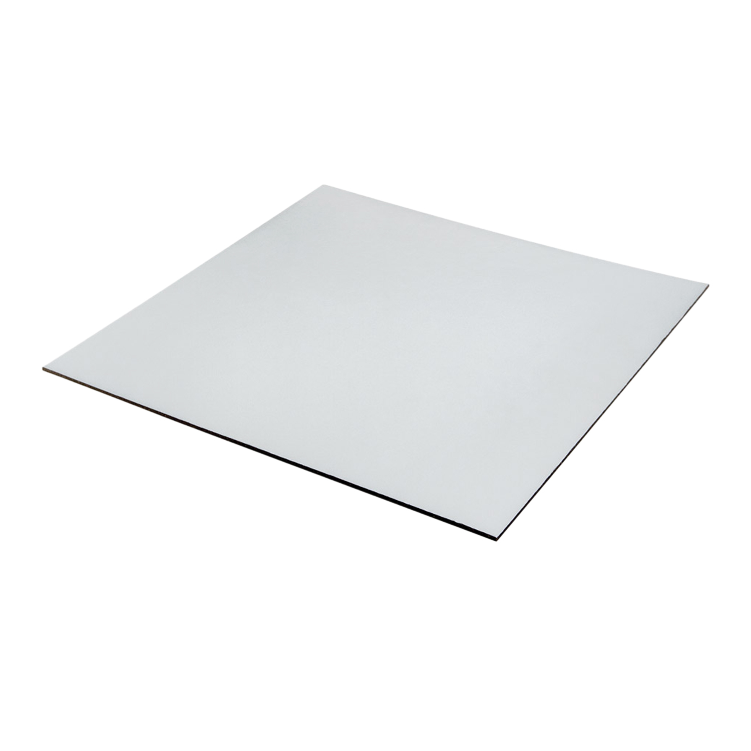 Cake Board (8 Inch), Silver Colour Square Shape