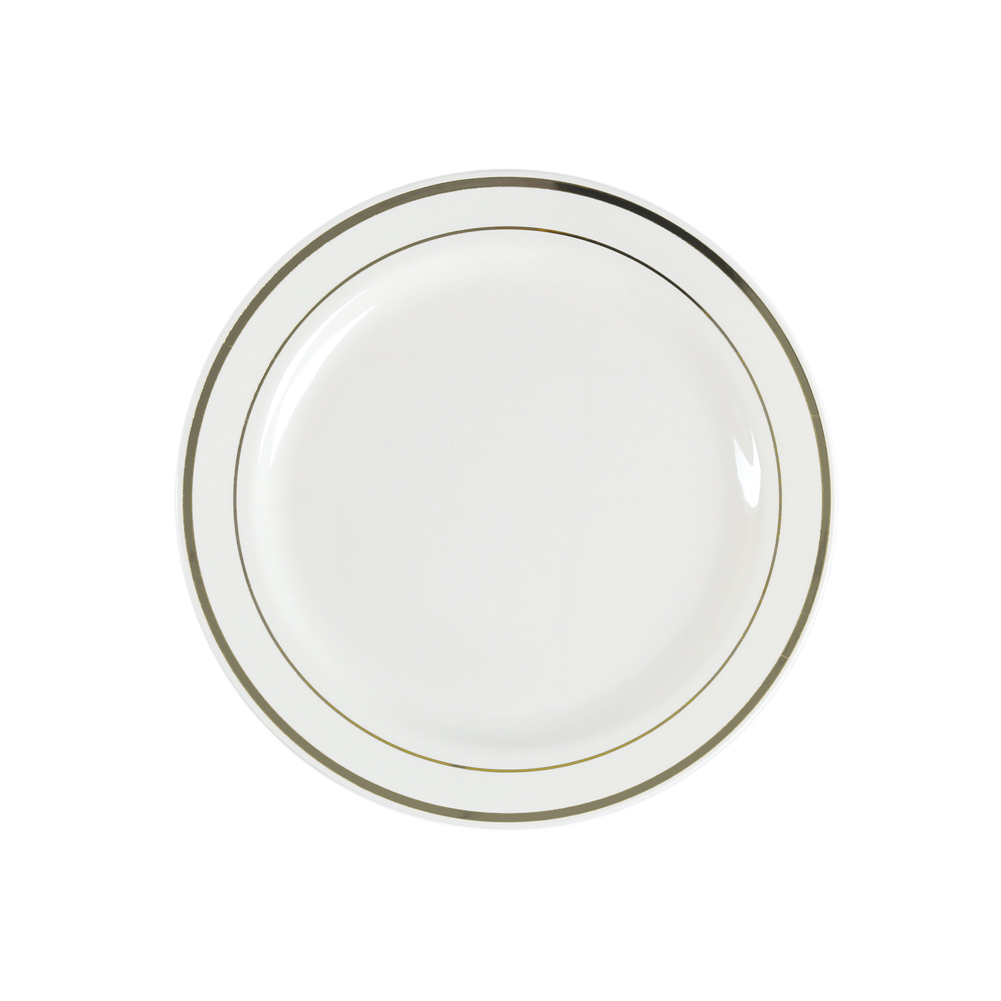 Plastic Plate ( Round Shape, Ivory Colour ),