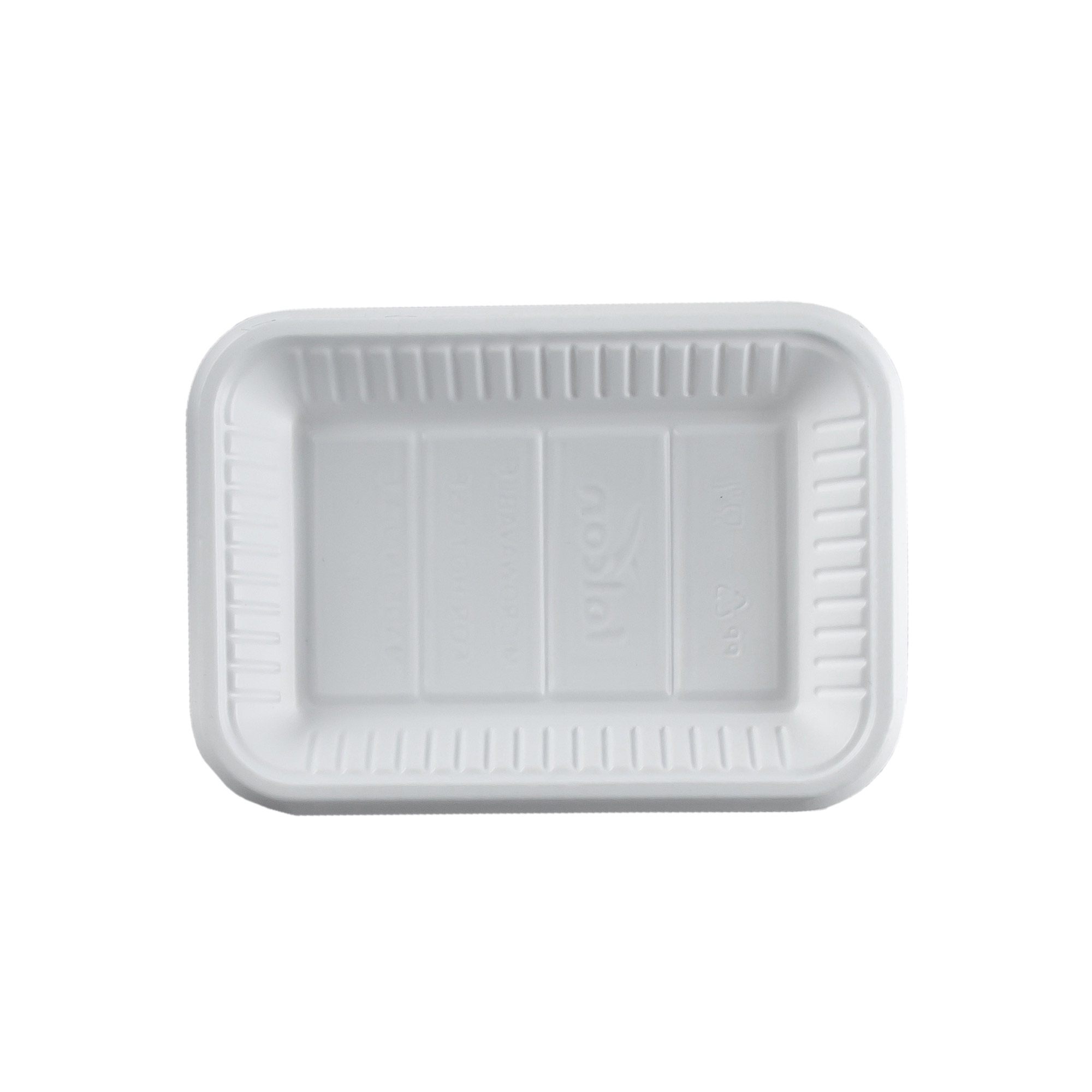 Plastic Tray (No.1 Size, Rectangular Shape, White Colour)