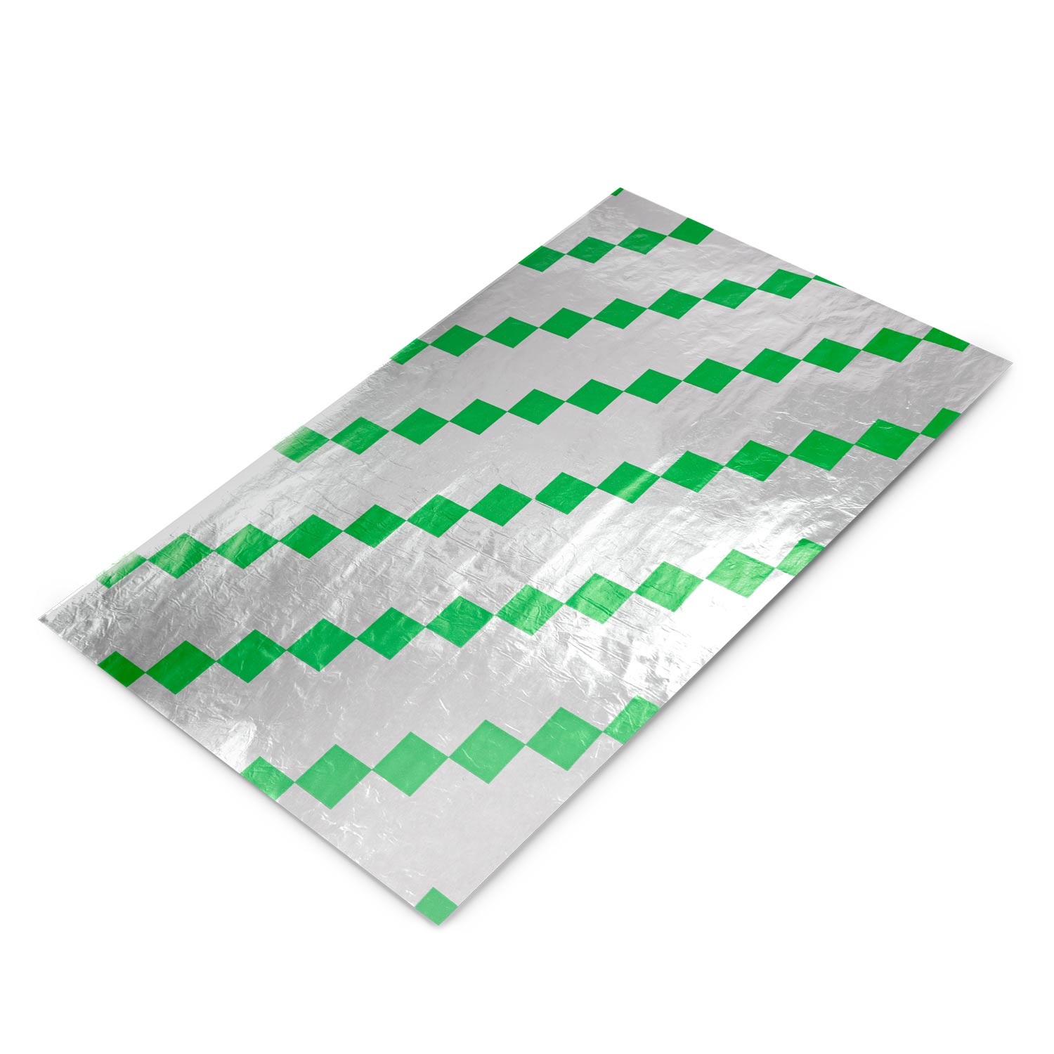 Foil Wrap Paper Green Hex