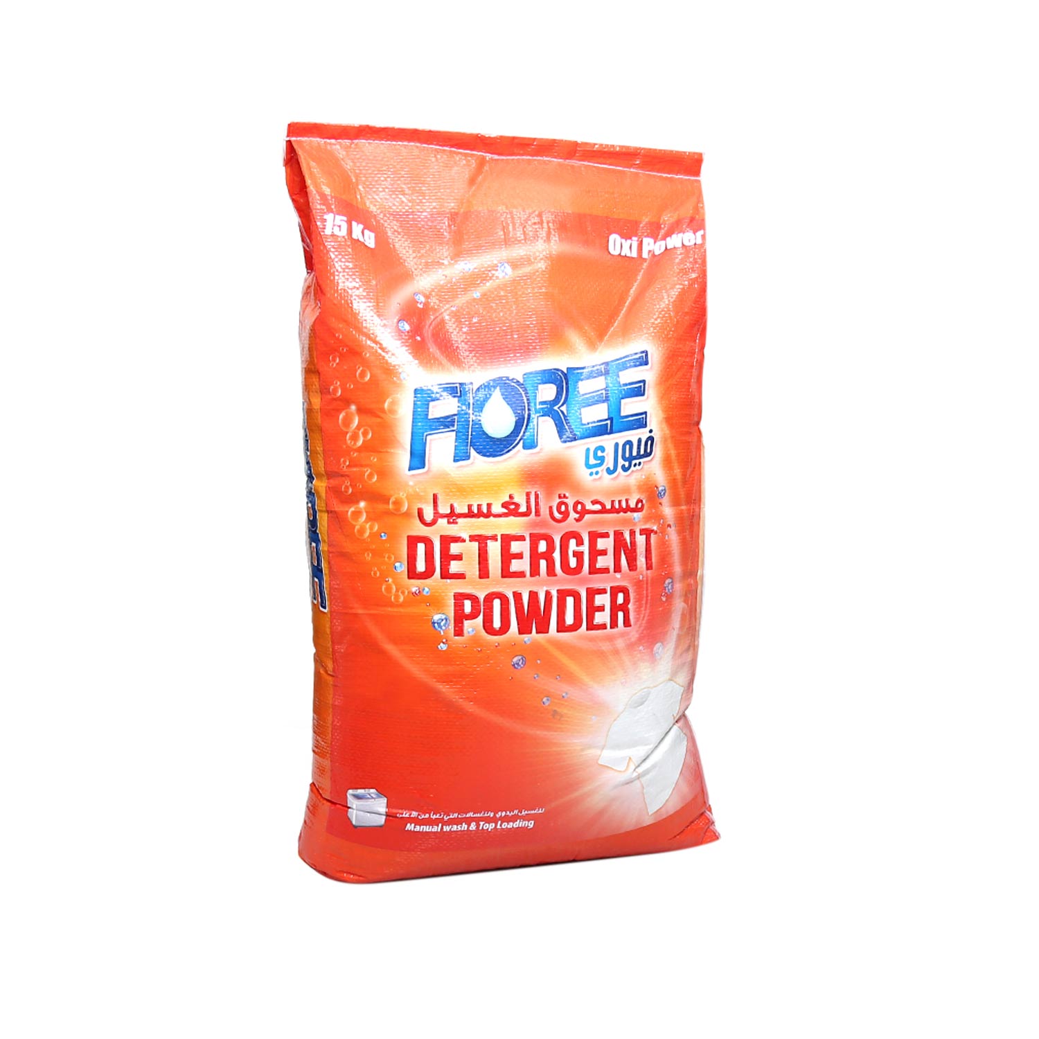 Fioree Detergent Powder (Oxi Power, 15 kg Woven Bag)