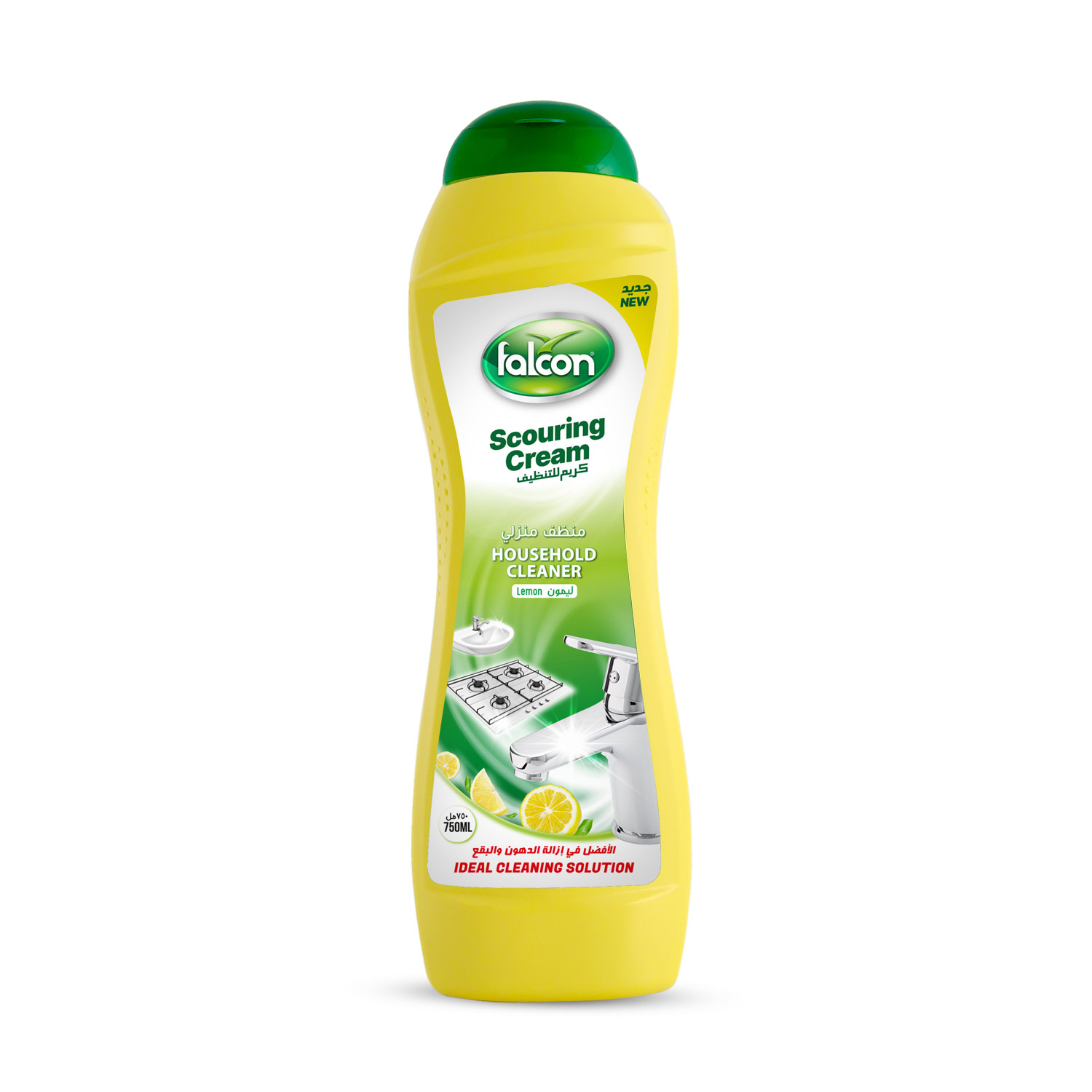 Scouring Cream Cleaner (Lemon, 750ml Bottle)