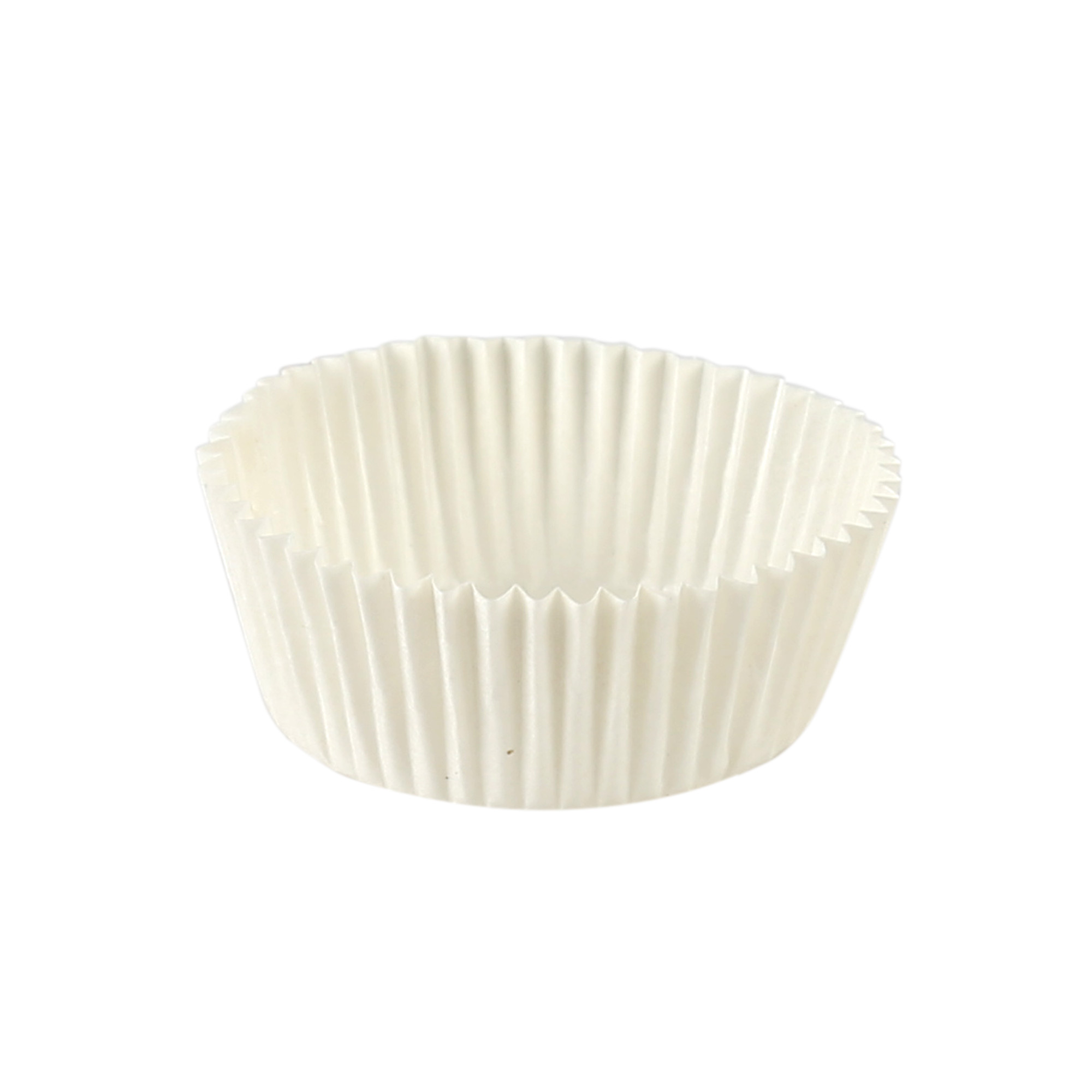 Cupcake Baking Glassine Cups (6 cm, White Colour)