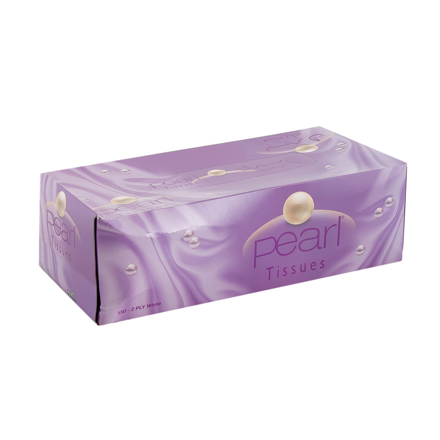 Pearl Facial Tissue 2 Ply White Colour, 200 Sheets