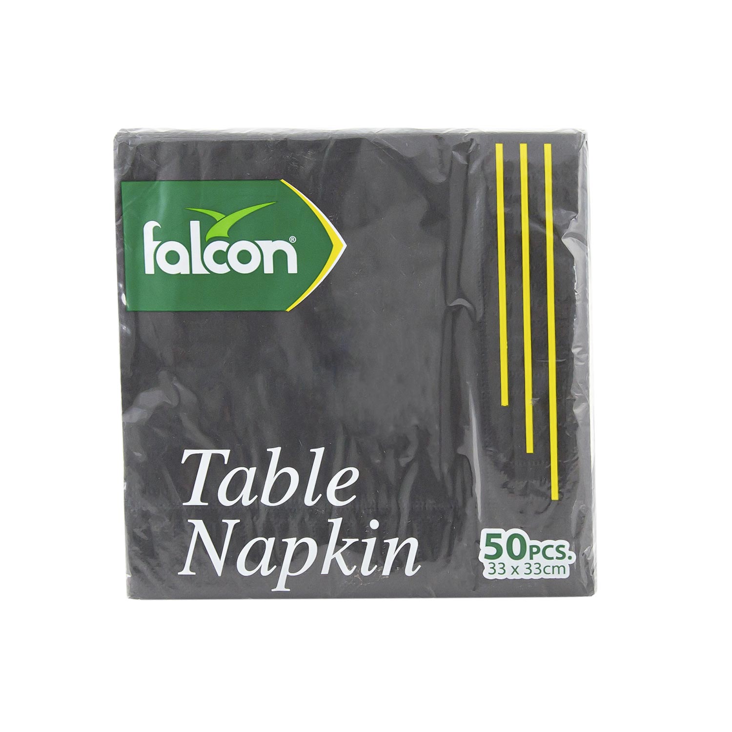 Paper Napkin Black Colour, 33 x 33 cm, 24P x 50PC