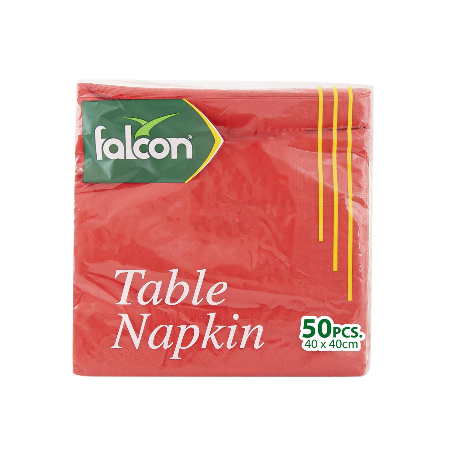 Paper Napkin Red Colour, 40 x 40 cm, 20P x 50 PC