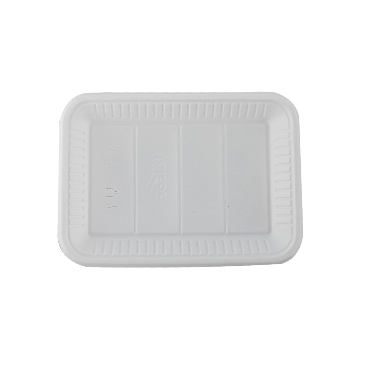 Plastic Tray, No.1 Size (Rectangular Shape, White Colour), 