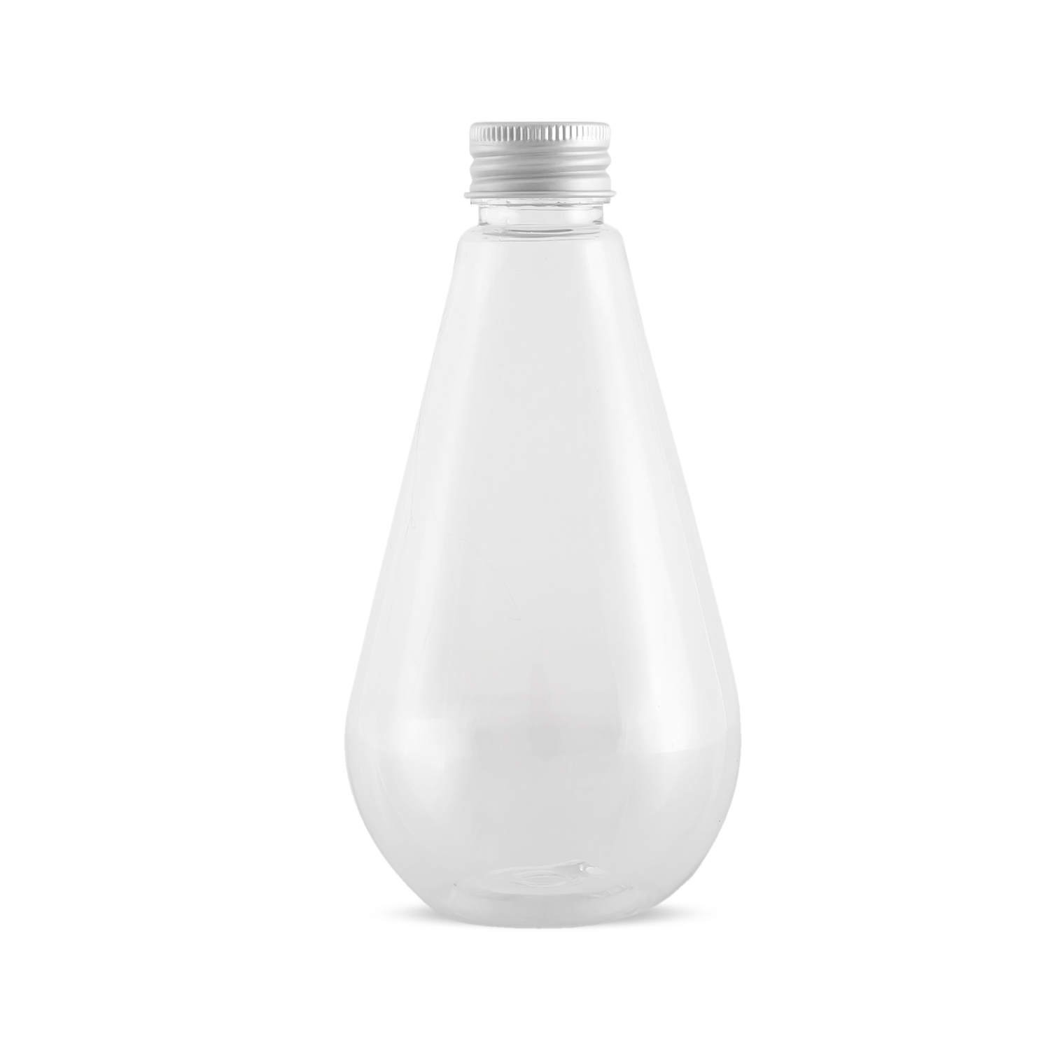 Plastic Bottle Clear ( Silver cap )
