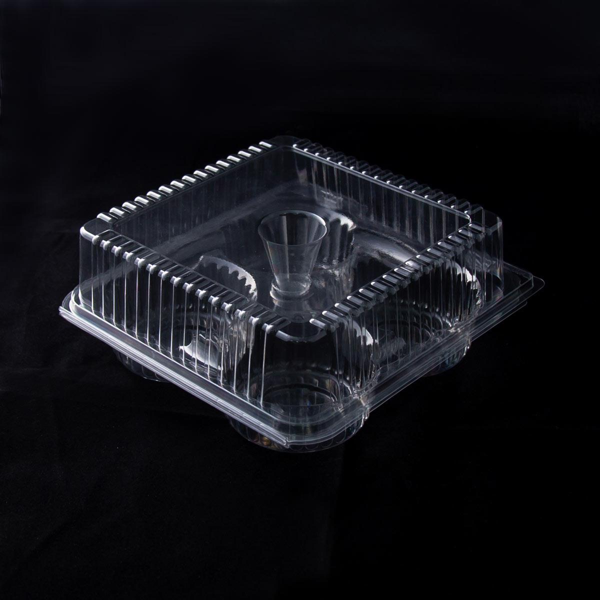 Plastic Cupcakes container (Clear)