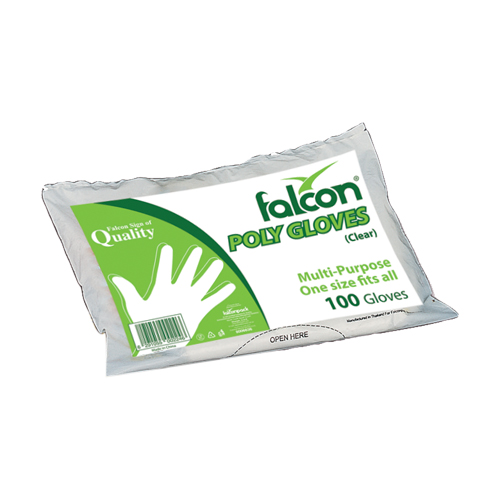 Biodegradable PE Plastic Gloves, Clear