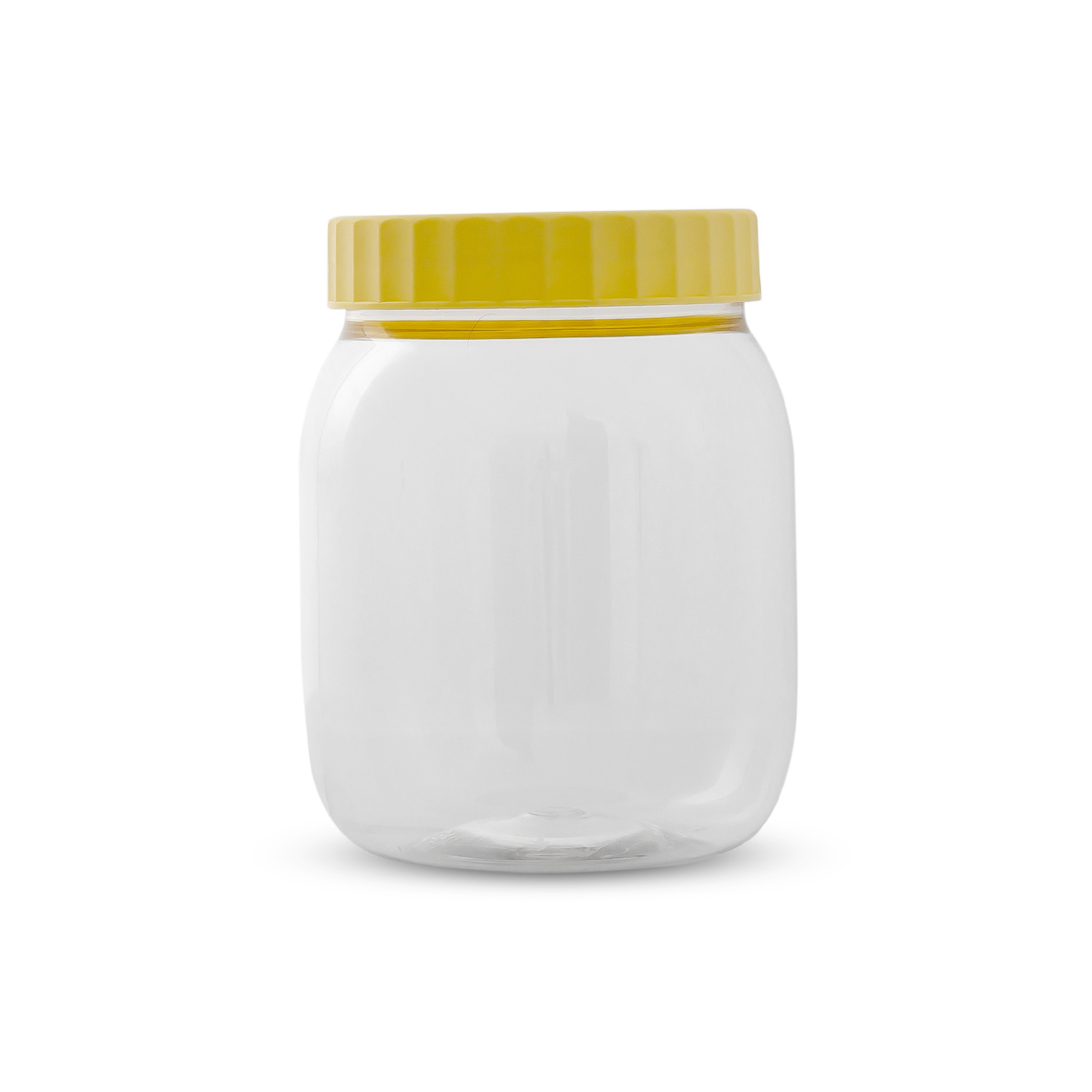 Plastic Pet  Jar/Container with Lid (750 ml, Clear)